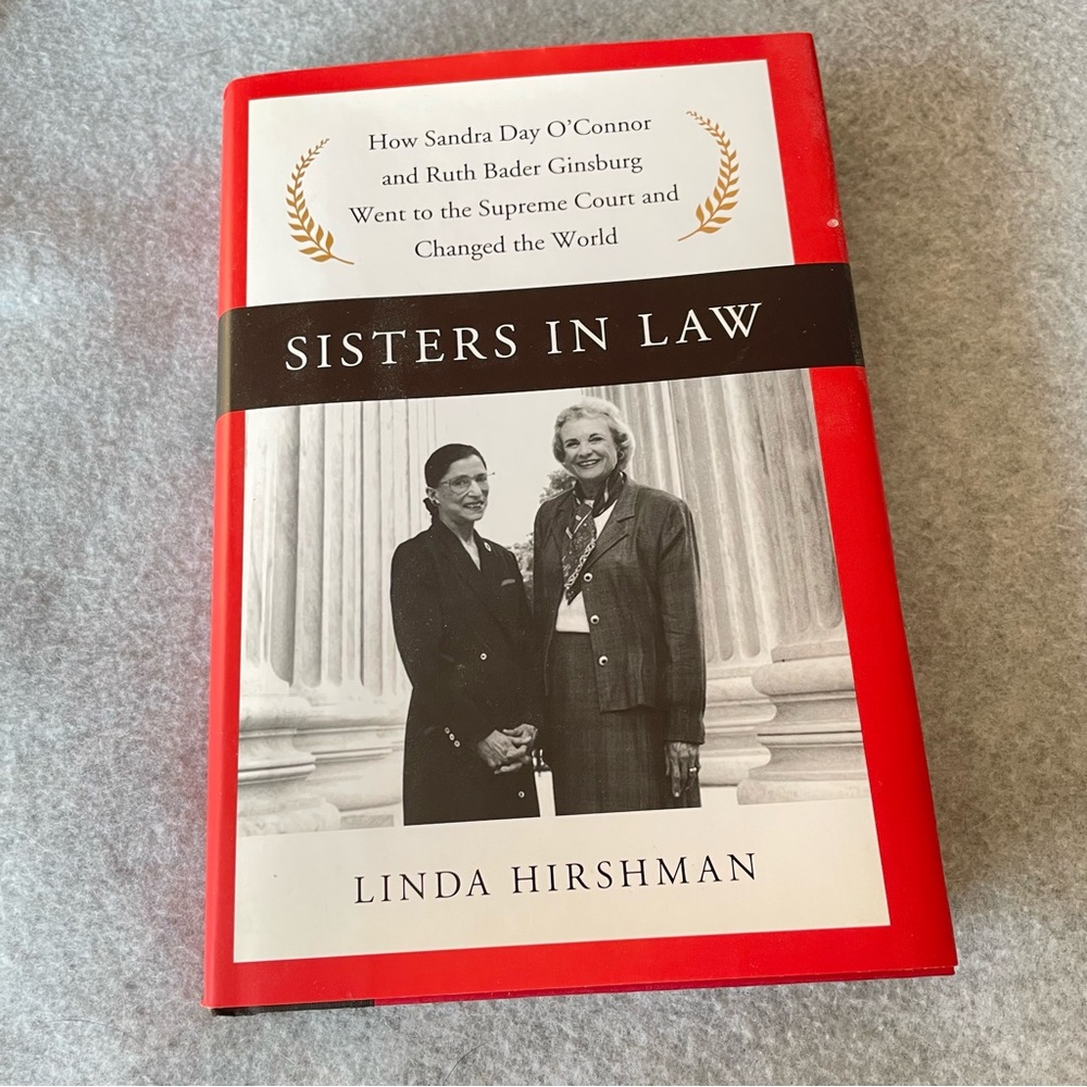 $15 SALE Sisters in Law Hardcover Book Sandra Day O'Connor Ruth Bader Ginsburg